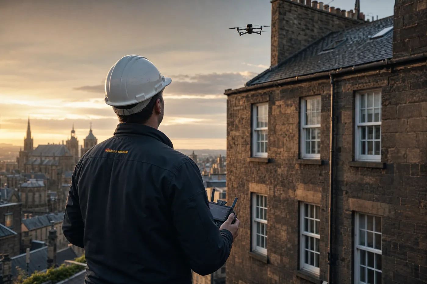 Drone roof survey