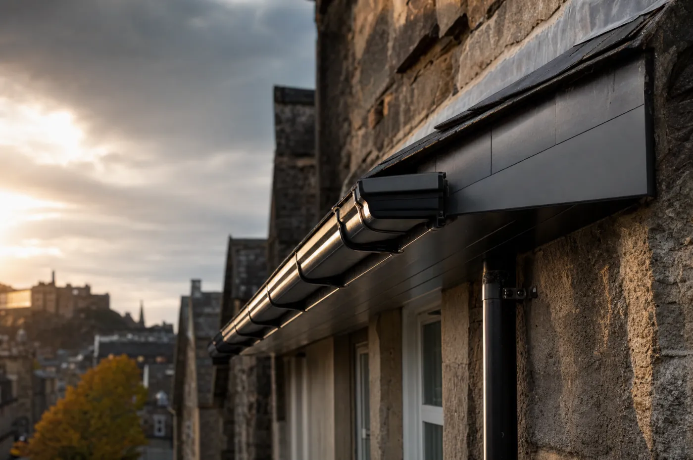 Gutter cleaning and repair
