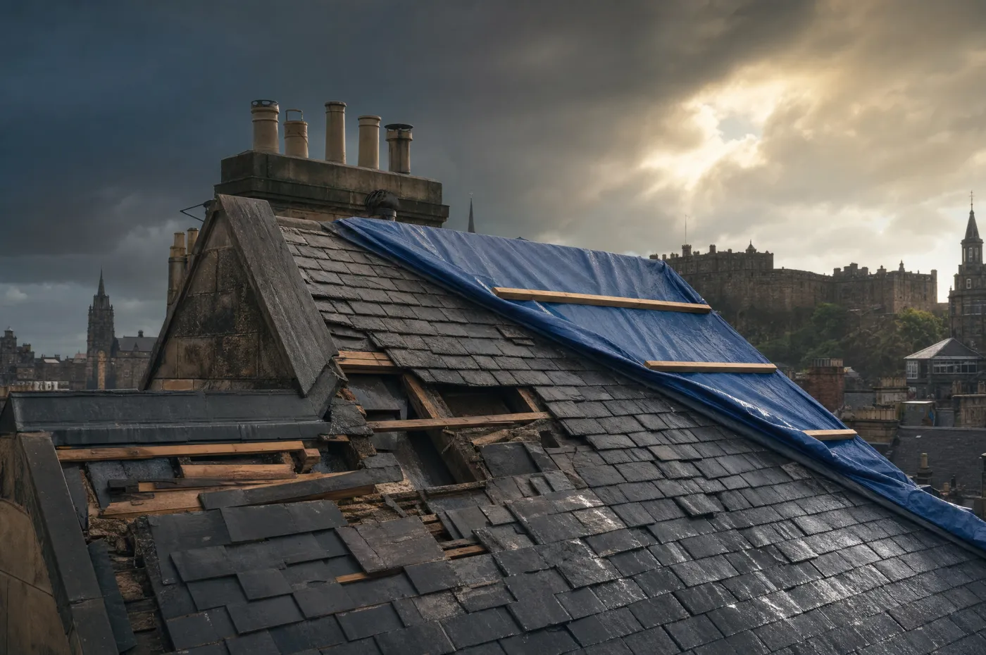 Emergency roof repair